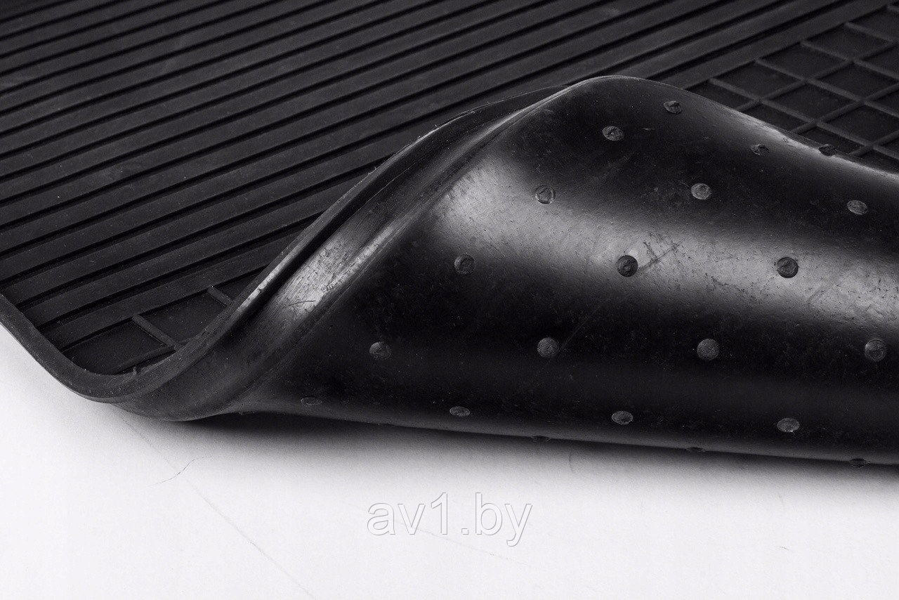 Автоковрик резиновый задний UNI-32 (RR black) Kia Sportage (2015-) / Hyundai Tucson (2015-) - фото 2 - id-p174150403