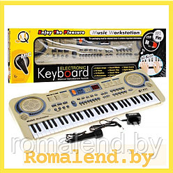 Детский синтезатор - пианино MQ811 USB.