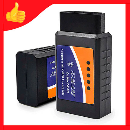 Диагностический автосканер Bluetooth ELM327 OBD II (для ANDROID, iPhone, PC) v2.1, фото 2