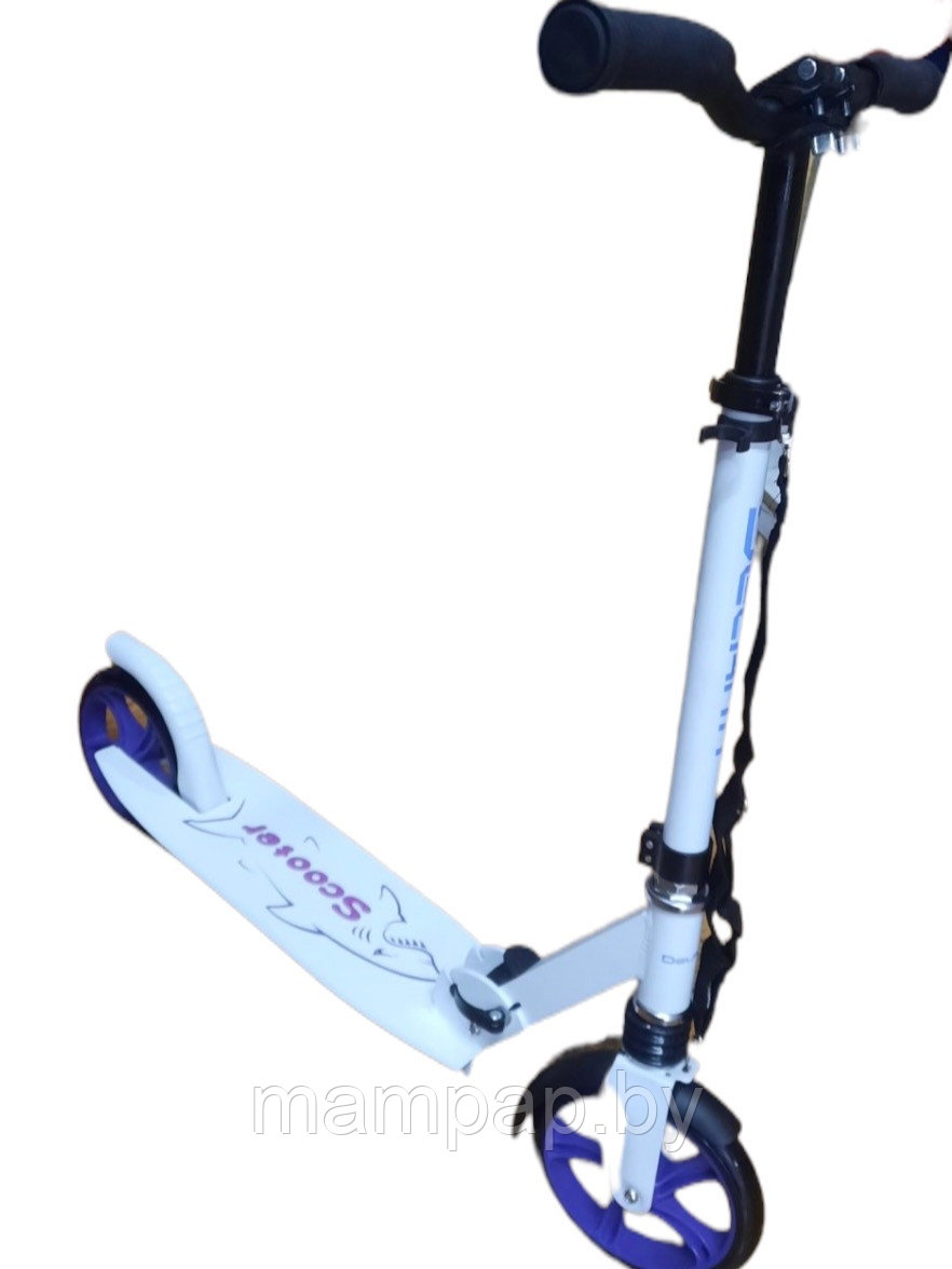 Самокат подростковый Scooter Urban Sport LK-S-002 складной / алюминиевая рама / Белый