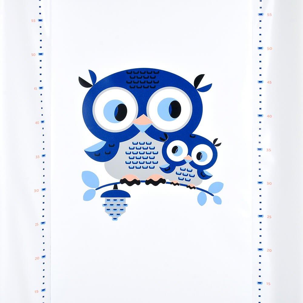 Пеленальная доска Berber DINO 70 NAVY OWL СОВЫ синий - фото 4 - id-p174356958