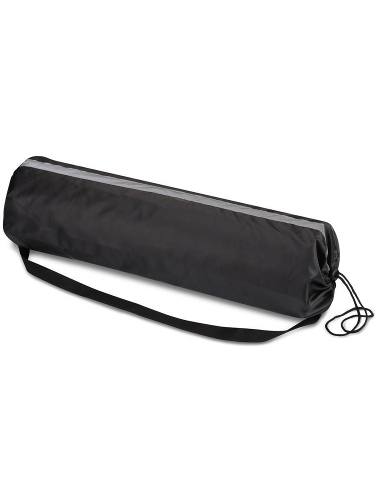 Чехол для коврика для йоги со светоотражающими элементами INDIGO SM-382 22x75см розовый, черный - фото 1 - id-p174357137