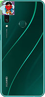 Задняя крышка (корпус) для Huawei Y6p, цвет: зеленый