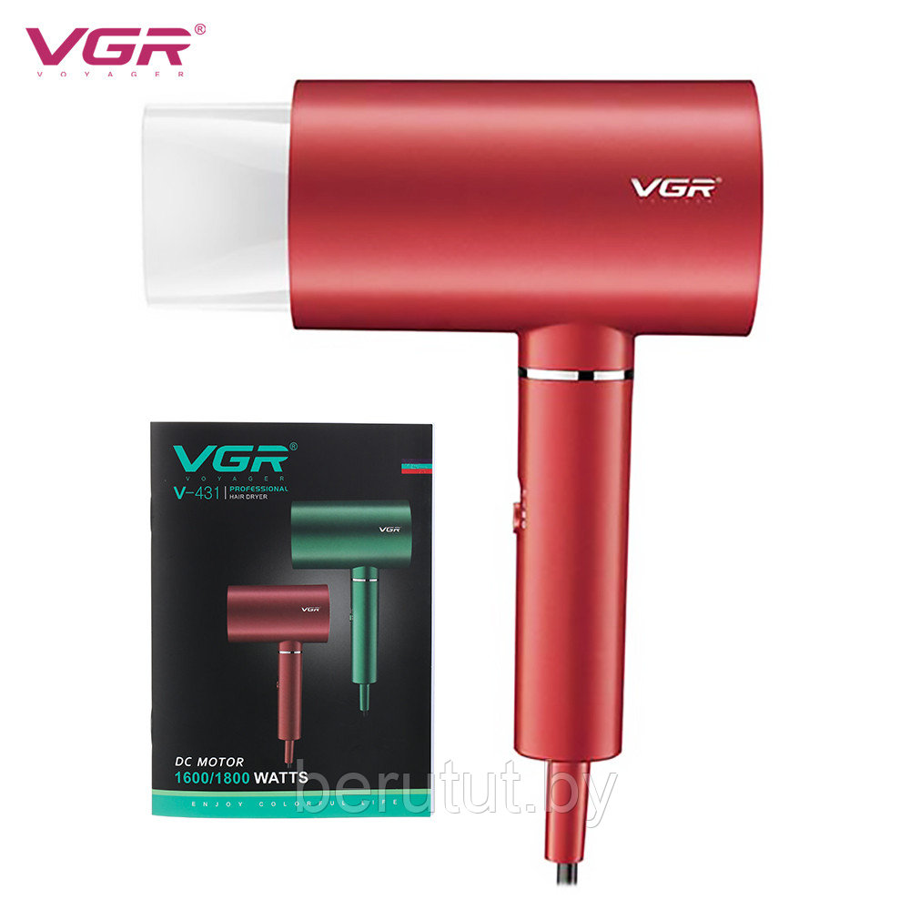 Фен для волос VGR Professional V-431 1800W - фото 2 - id-p174360558