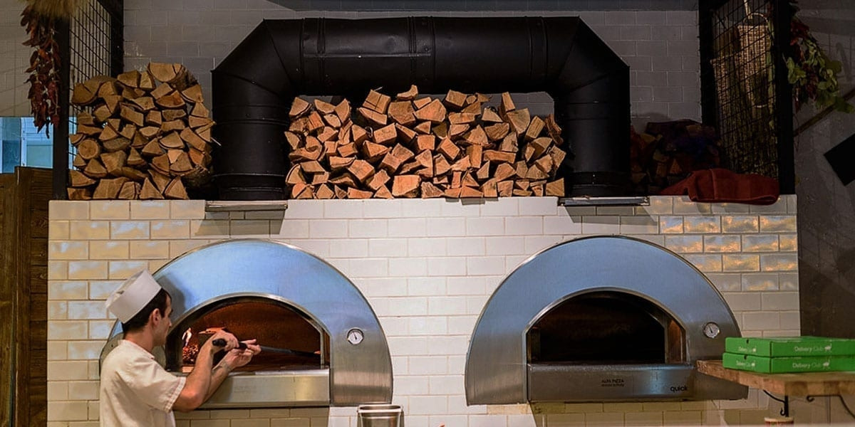 Печь для пиццы на дровах Alfa Quick Wood Top без основания, бордовый - фото 2 - id-p174358431