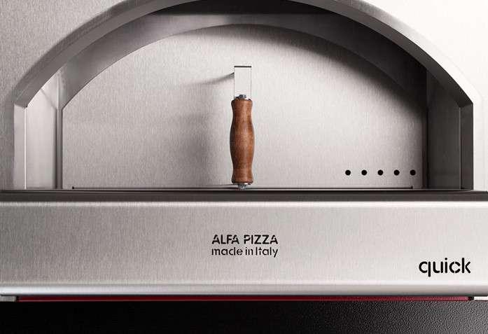 Печь для пиццы на дровах Alfa Quick Wood Top без основания, бордовый - фото 7 - id-p174358431