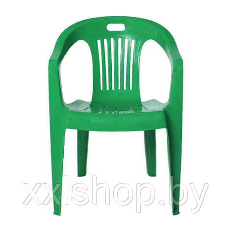Пластиковый стул-кресло Комфорт-1 зеленый, фото 2