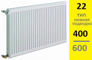 Радиатор KERMI Therm-X2 Profil-Ventil FТV тип 22 400-600, фото 2