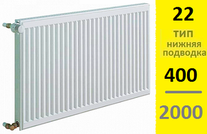 Радиатор KERMI Therm-X2 Profil-Ventil FТV тип 22 400-2000, фото 2