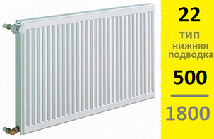 Радиатор KERMI Therm-X2 Profil-Ventil FТV тип 22 500-1800, фото 2