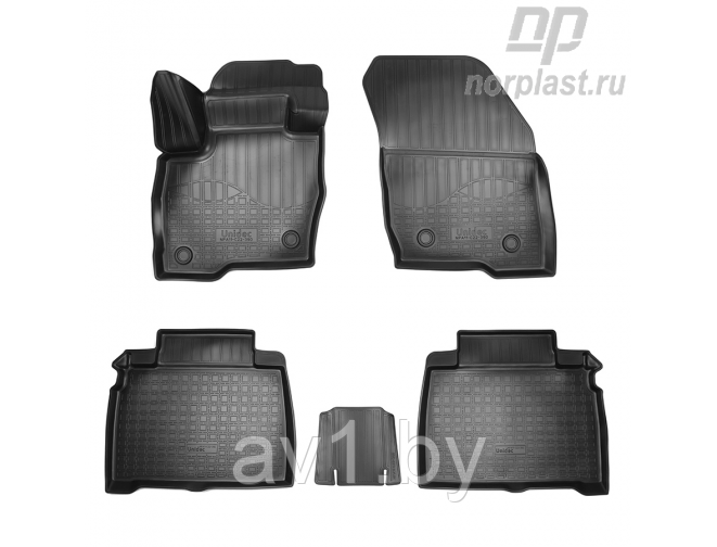 Автоковрики Ford S-Max (2015-) 3D / Форд S-Макс (2015-) (Norplast) - фото 1 - id-p174367935