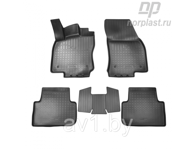Автоковрики   Volkswagen Tiguan (2016-) 3D / Фольксваген Тигуан (2016-)  (Norplast)