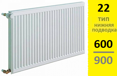 Радиатор KERMI Therm-X2 Profil-Ventil FТV тип 22 600-900, фото 2