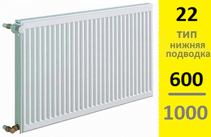 Радиатор KERMI Therm-X2 Profil-Ventil FТV тип 22 600-1000, фото 2