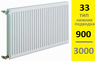 Радиатор KERMI Therm-X2 Profil-Ventil FТV тип 33 900-3000, фото 2