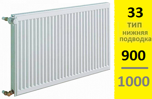 Радиатор KERMI Therm-X2 Profil-Ventil FТV тип 33 900-1000, фото 2