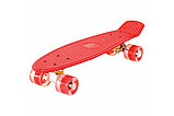 Скейтборд Penny board,высокопрочный пластик, колеса полиуретан светящиеся, фото 3