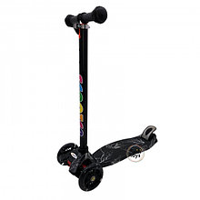 Самокат MAXI SCOOTER 036Z / 3-х колесный принтованный самокат граффити