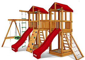 Детский спортивный комплекс для дачи FANTASTIC стандарт красный