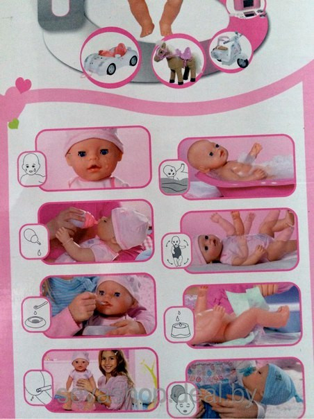Кукла пупс Baby Love,(Беби дол Baby Doll) аналог Baby Born 9 функций, в Минске - фото 2 - id-p21102306