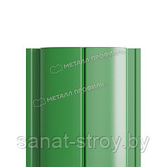 Штакетник металлический МП ELLIPSE-T 19х126 NormanMP (ПЭ-01-6002-0.5)  RAL 6002 Зеленый лист