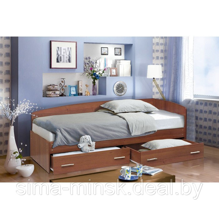 Кровать «Софа №2», 800 × 1900 мм, цвет итальянский орех - фото 1 - id-p174485120