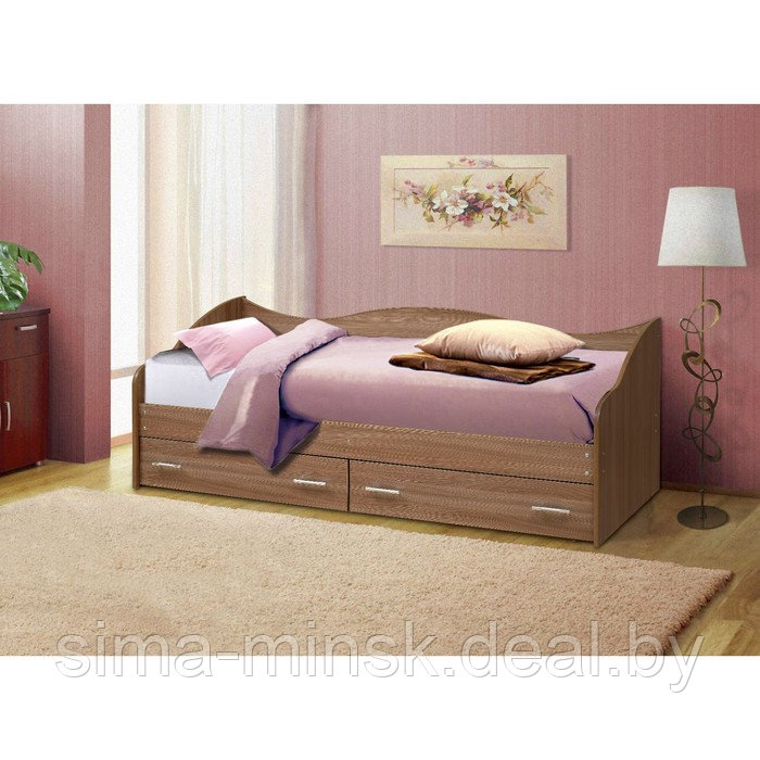Кровать «Софа №1», 800 × 1900 мм, цвет ясень шимо светлый - фото 1 - id-p174485137