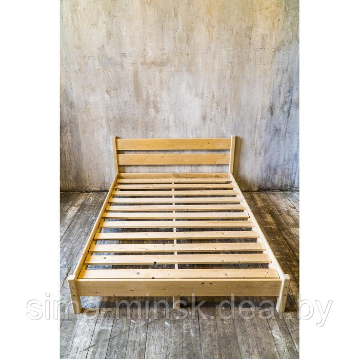 Кровать из массива сосны, «Кантри», 1200 × 2000 мм, цвет сосна - фото 4 - id-p174492367