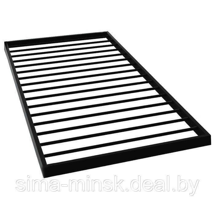 Кровать «Хостел», 800 × 2000 мм, металл, цвет чёрный - фото 2 - id-p174492457