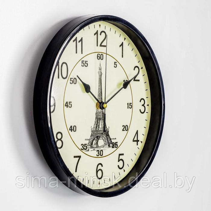 Часы настенные, серия: Интерьер "Париж", d-25 см, ААА, 24 х 4 х 11 см, микс - фото 2 - id-p174466779
