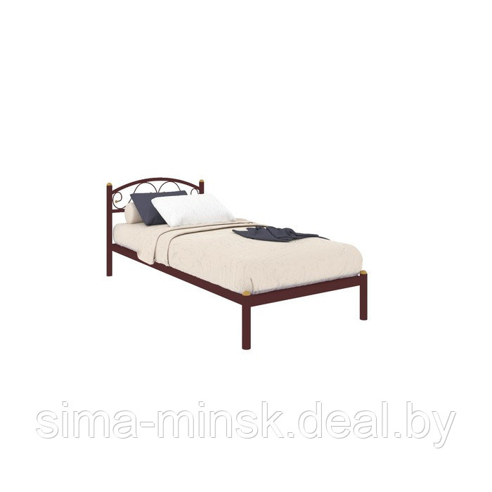 Кровать «Вероника Мини», 800 × 2000 мм, металл, цвет коричневый - фото 1 - id-p174492487