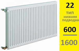 Радиатор KERMI Therm-X2 Profil-Ventil FТV тип 22 600-1600, фото 2