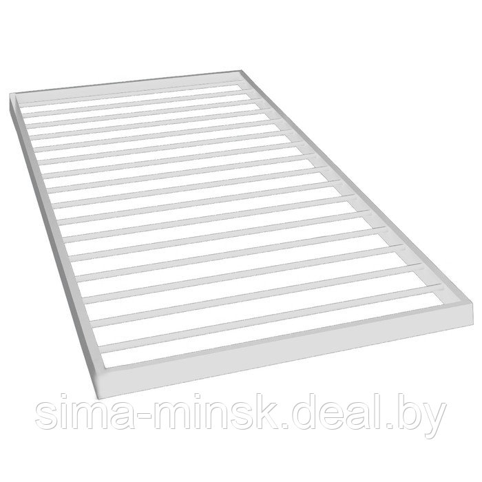 Кровать «Милана Мини Плюс», 900 × 2000 мм, металл, цвет белый - фото 2 - id-p174492600