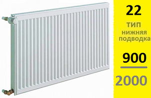Радиатор KERMI Therm-X2 Profil-Ventil FТV тип 22 900-2000, фото 2