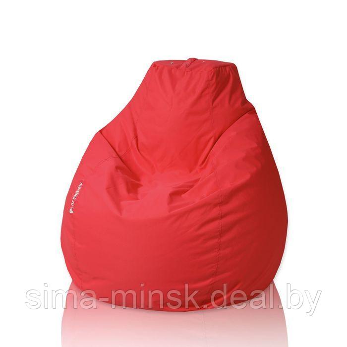 Кресло - мешок «Пятигранный», диаметр 82 см, высота 110 см, цвет красный - фото 1 - id-p174509358