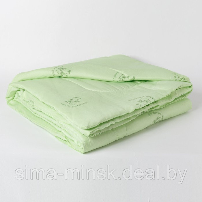 Одеяло Эконом Бамбук 140х205 см, полиэфирное волокно, 100гр/м, пэ 100% - фото 1 - id-p174511878
