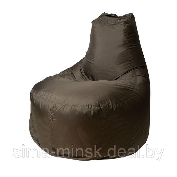 Кресло - мешок «Банан», диаметр 90 см, высота 100 см, цвет коричневый - фото 1 - id-p174509394