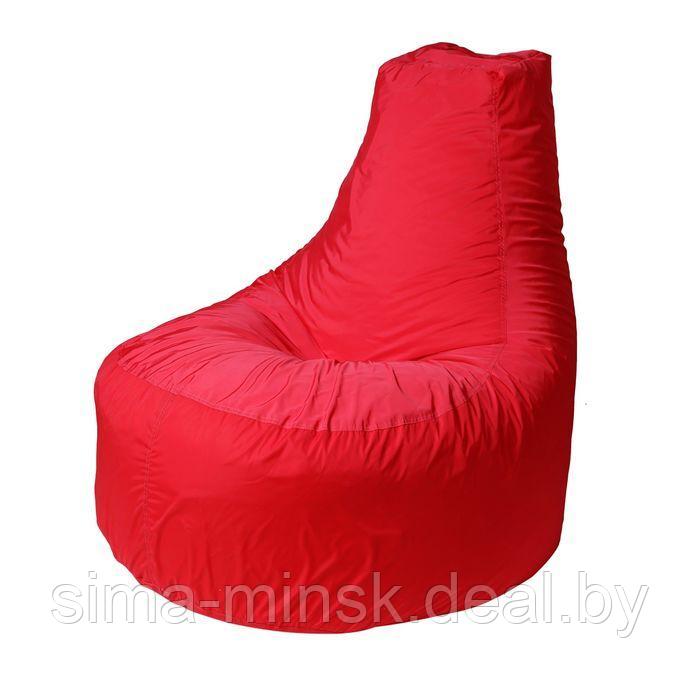 Кресло - мешок «Банан», диаметр 90 см, высота 100 см, цвет красный - фото 1 - id-p174509395