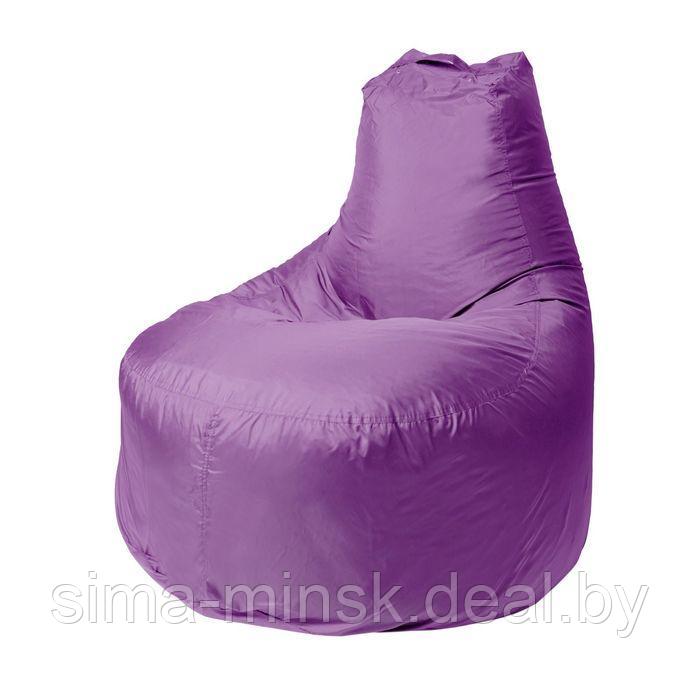 Кресло - мешок «Банан», диаметр 90 см, высота 100 см, цвет тёмно - сиреневый - фото 1 - id-p174509397