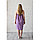 Парео для сауны женское, цвет сиреневый, вафля, фото 3