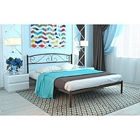 Кровать «Вероника», 1200 × 1900 мм, металл, цвет коричневый