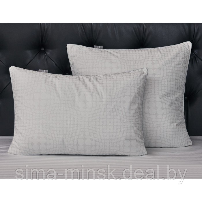 Подушка высокая пуховая Charlotte, размер 50х70 см, цвет серый - фото 1 - id-p174519623