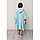 Халат-пончо для девочки, размер 80 × 60 см, бирюзовый, махра, фото 2