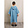 Халат-пончо для мальчика, размер 80 × 60 см, голубой, махра, фото 3