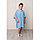 Халат-пончо для мальчика, размер 80 × 60 см, голубой, махра, фото 4