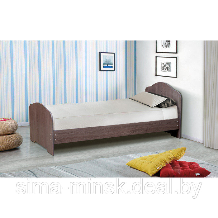 Кровать на уголках № 1, 700 × 2000 мм, цвет ясень анкор тёмный - фото 1 - id-p174492268