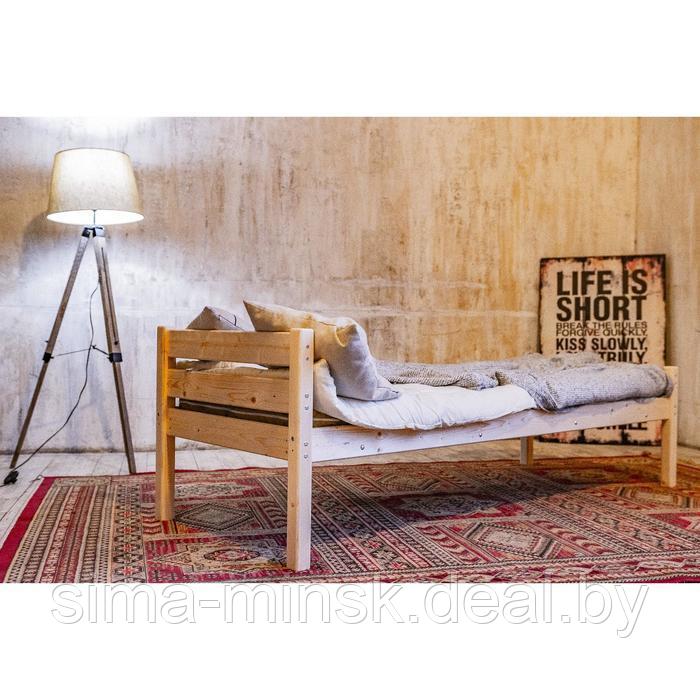 Односпальная кровать «Светлячок», 700 × 1900 мм, массив, цвет сосна - фото 1 - id-p174492287
