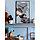 Часы-картина настенные, серия: Кухня "Черный мрамор", плавный ход, 35 х 57 см, фото 3
