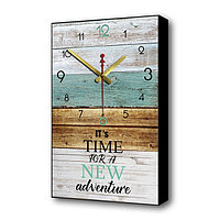 Часы-картина настенные "Пришло время новых открытий", плавный ход, 57 х 35 х 4 см, 1 АА
