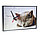 Часы-картина настенные, серия: Животные, "Серая кошка", плавный ход, 57 х 35 х 4 см, фото 4